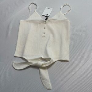 NWT Olivaceous White Tank Top Size Large New